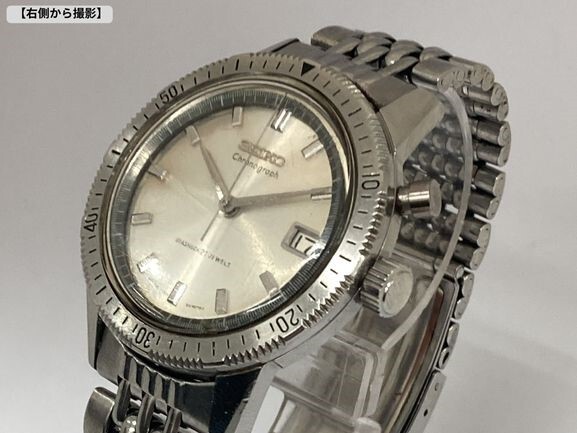 【可動品】 SEIKO セイコー ワンプッシュ クロノグラフ 東京五輪記念 腕時計 手巻き 5717-8990 レア アンティーク_画像4