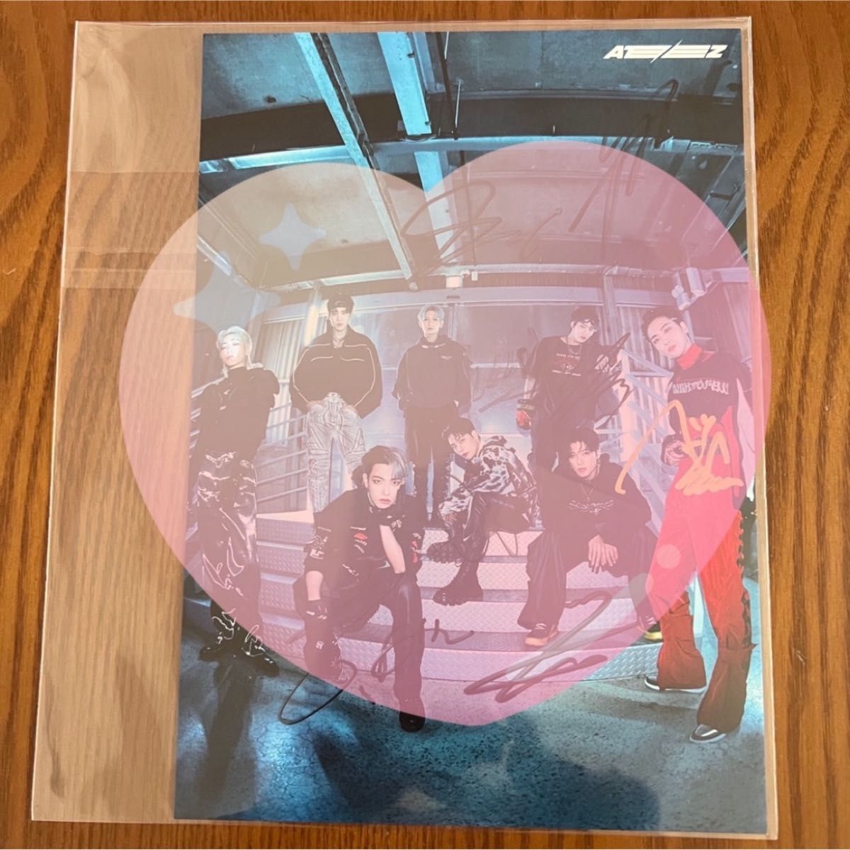 ATEEZ 全員直筆サイン色紙 ATEEZ 全員直筆サイン色紙