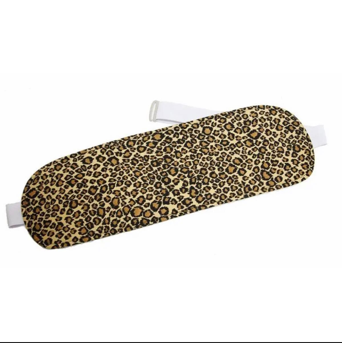 豹柄 ガーゼ付き 帯枕 ベルト付き 前板 帯板 2点セット 日本製 黄 新品