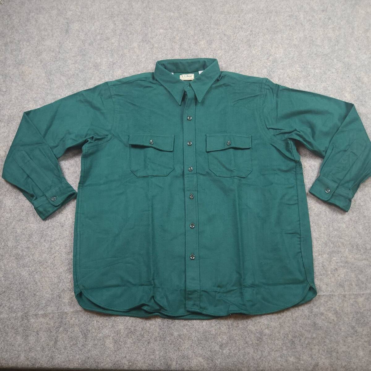 お礼や感謝伝えるプチギフト Vtg LL Bean Chamois Cloth Shirt Mens XL