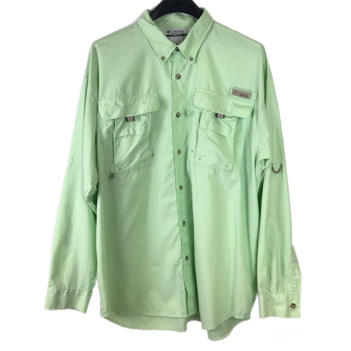 今日セール Columbia PFG Mens Vented Fishing Shirt Button Up Long