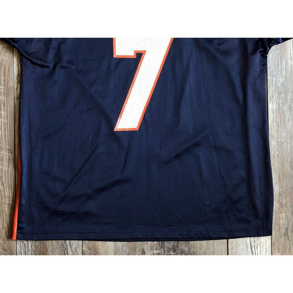 John Elway #7 Denver Broncos Football Jersey Blue Starter Size 54 Vintage 海外 即決