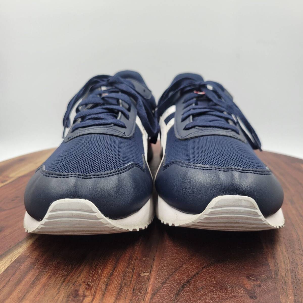 アシックス Tiger Runner Shoes Men's 13 ブルー White レザー ATHLETIC ランニング Sneakers 海外 即決