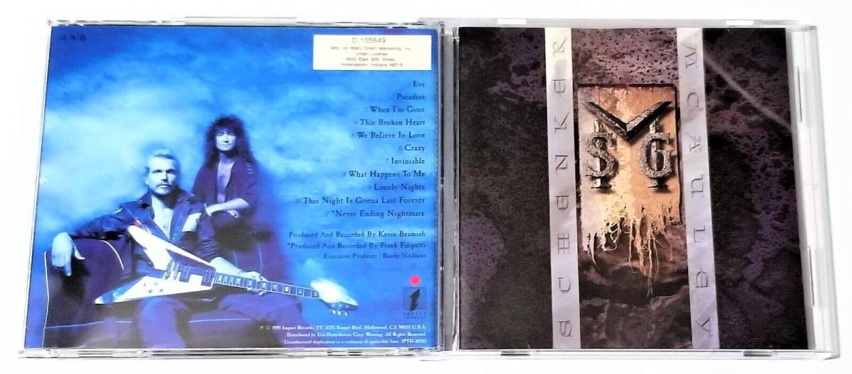 McAuley Schenker Group MSG CD 1991 JVC Press BMG 海外 即決