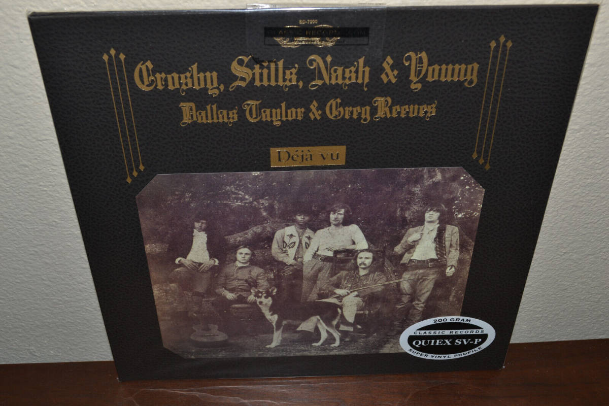 New Crosby Stills, Nash & Young 新品未開封 200G Deja Vu Classic Records Super Vinyl 海外 即決