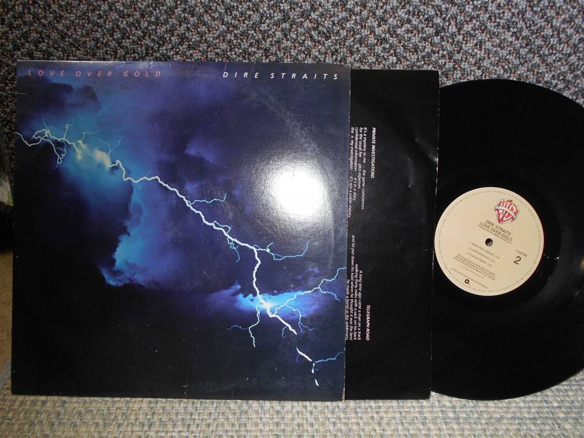 Dire Straits vg+ noc LP Love / over Gold 海外 即決