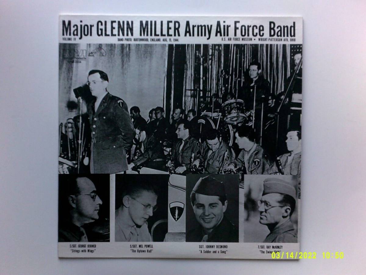 Major Glenn Miller Army Air Force Band Vol IV (オリジナル Release) RCA LP Record 海外 即決