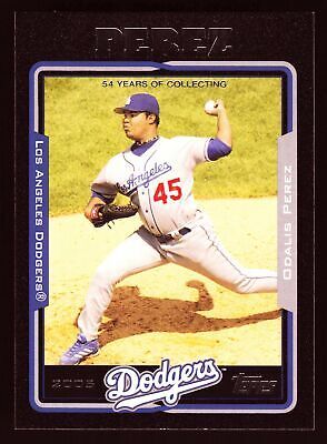 Odalis Perez Los Angeles Dodgers 2005 Topps Black #259 Ser. #d /54 海外 即決