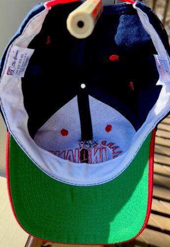 Vintage RARE Cleveland Indians The Game Snapback Hat Spellout w/Chief Wahoo Logo 海外 即決