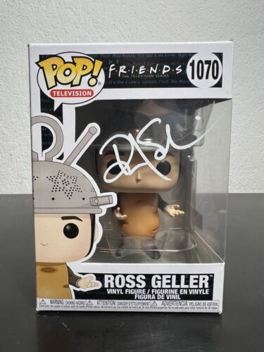 Funko Pop! FRIENDS ROSS GELLER #1070 SIGNED AUTHENTICATED w/COA FREE SHIP & CASE 海外 即決