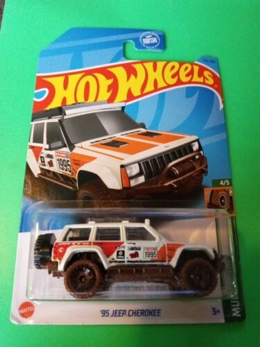 2023 Hot Wheels Treasure Hunt 95 Jeep Cherokee 176/250 1:64 Diecast Car Mud Stud 海外 即決