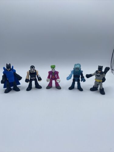 (5)Imaginext figures Batman,Joker & Bane Action Figures Heroes And Villains 海外 即決