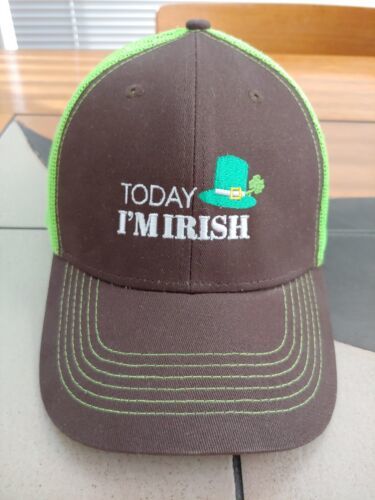 Today I\'m Irish Mesh Snapback Trucker Hat Baseball Cap 海外 即決