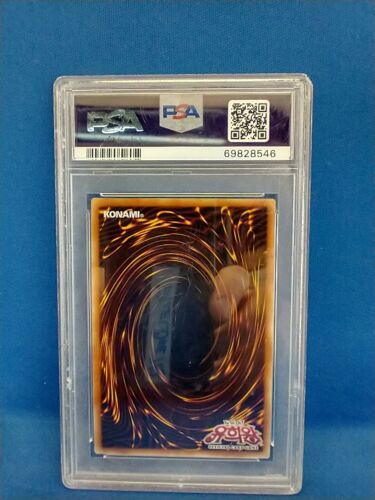 KOREAN YUGIOH LOB-K000 TRI-HORNED DRAGON SECRET RARE PSA 8 NM-MT #69828546 海外 即決