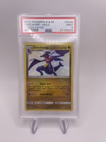 2019 ポケモン Hidden Fates #SV40 Garchomp Holo PSA 9 Mint 海外 即決