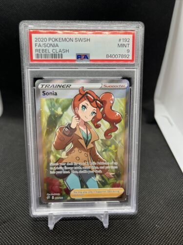 ポケモン Sonia 192/192 Rebel Clash Full Art PSA 9 海外 即決