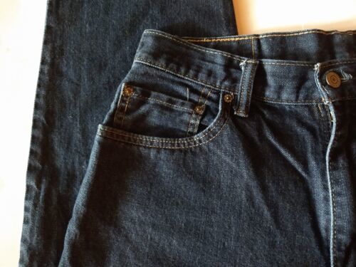 Levi's 550 Men's Relaxed Fit Blue Denim Dark Wash Jeans Size 34x30 Great Cond 海外 即決