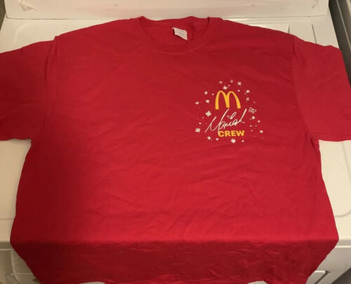 開店セール】 McDonald's Mariah Carey Employee T-Shirt Large Adult