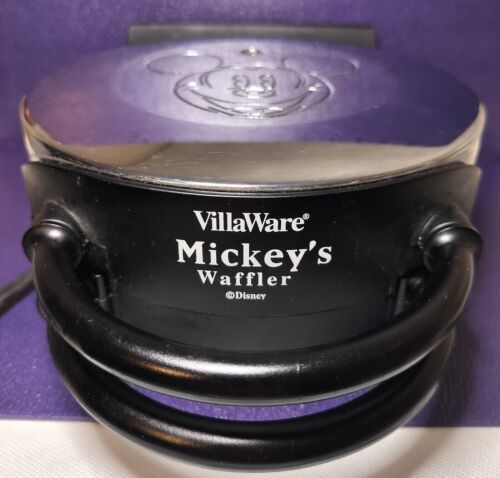 VillaWare Mickey's Waffler Disney Mickey Mouse Waffle Maker Tested Working 海外 即決