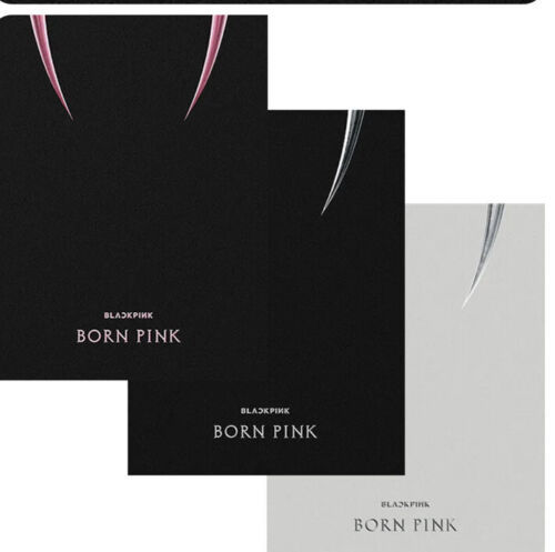 即納翌日発送 LOT OF 3 Black Pink BORN PINK BLACK VERSION，PINK VERSION，WHITE  VERSION CD 海外 即決