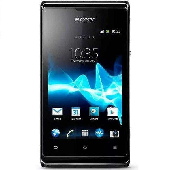 NEW Sony Xperia E C1504 - Black (Unlocked) GSM Dual SIM Android Touch Smartphone 海外 即決