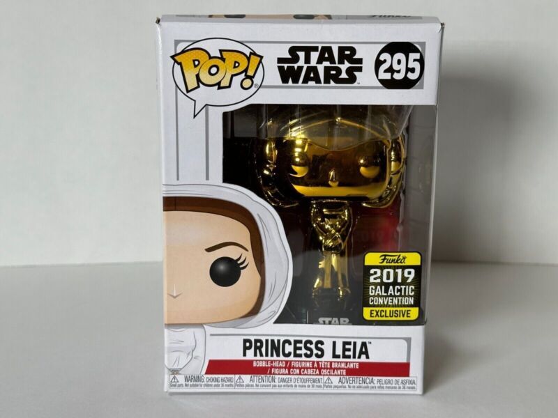 新規オープン】 Funko Pop! Star Wars Princess Leia (Gold) 2019 