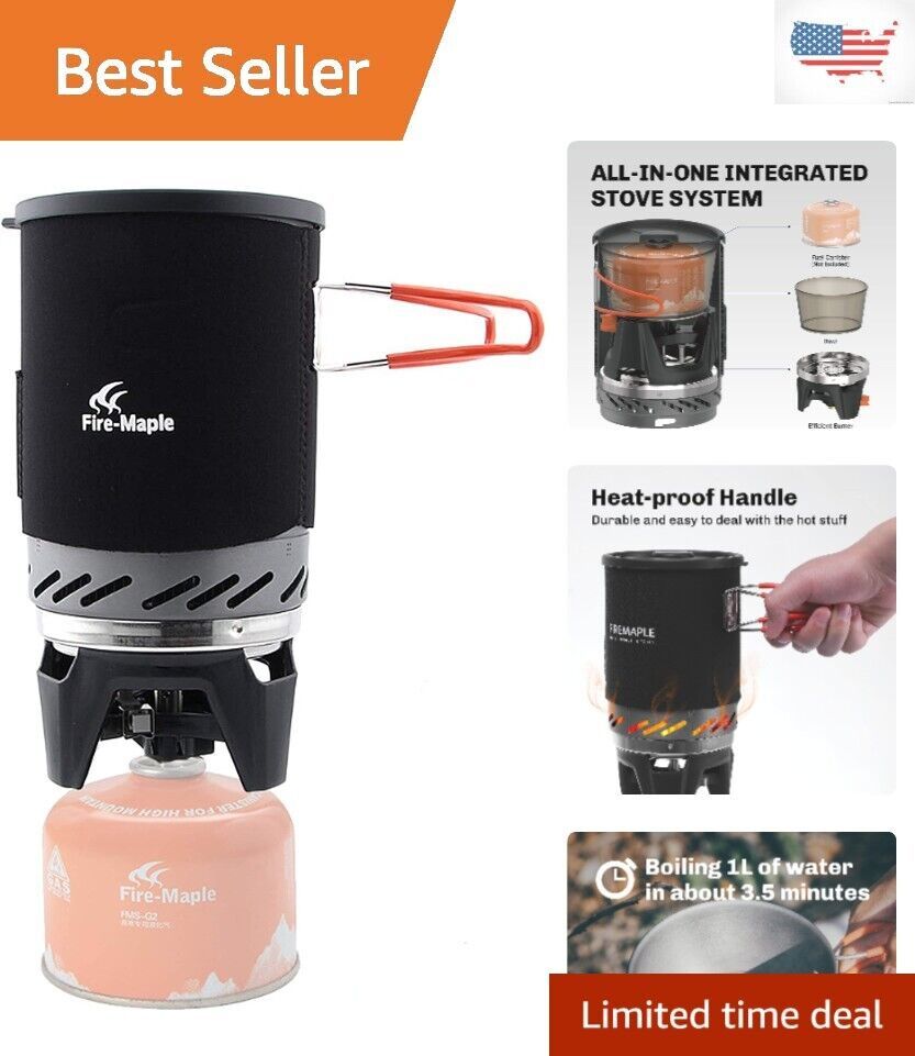 Mobile Backpacking Stove | Efficient Heat Exchange | Compact & Lightweight 海外 即決