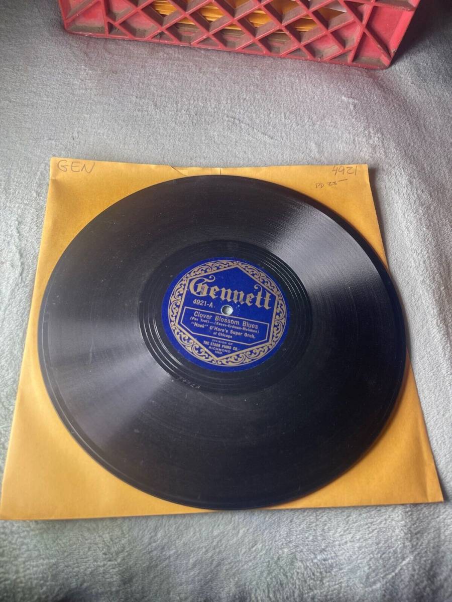 まとめ割はじめる GENNETT Record 78 rpm 4921 CLove /R BLOSSOM BLUES / NIGHT 海外 即決