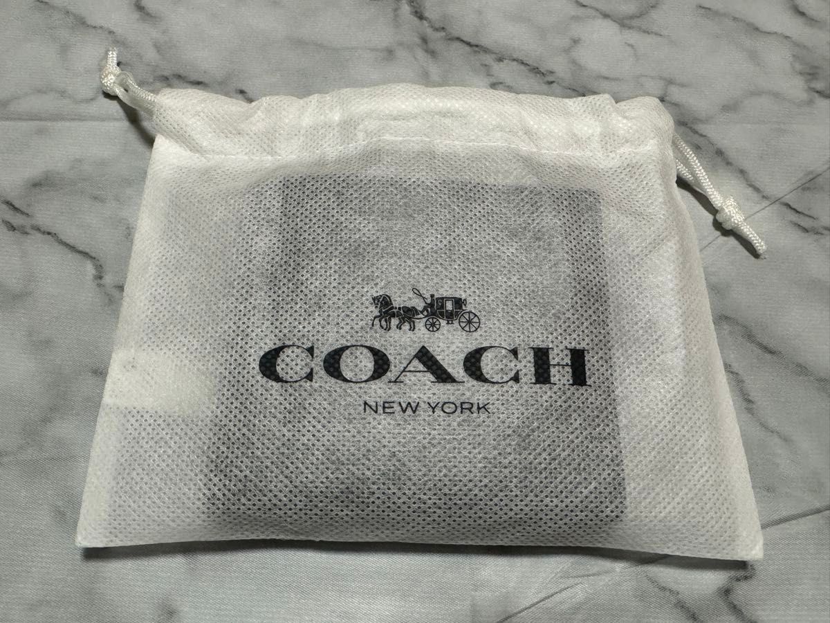 COACH ★大人気★ コインウォレット シグネチャー レザー チャコール