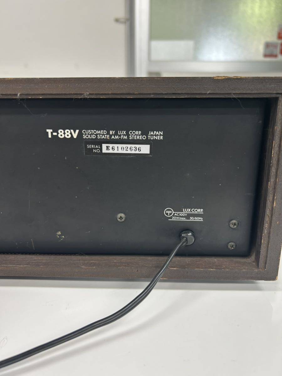 稀少品】LUXMAN T-88V チューナー】FM/AM】ラックスマン 】_画像4