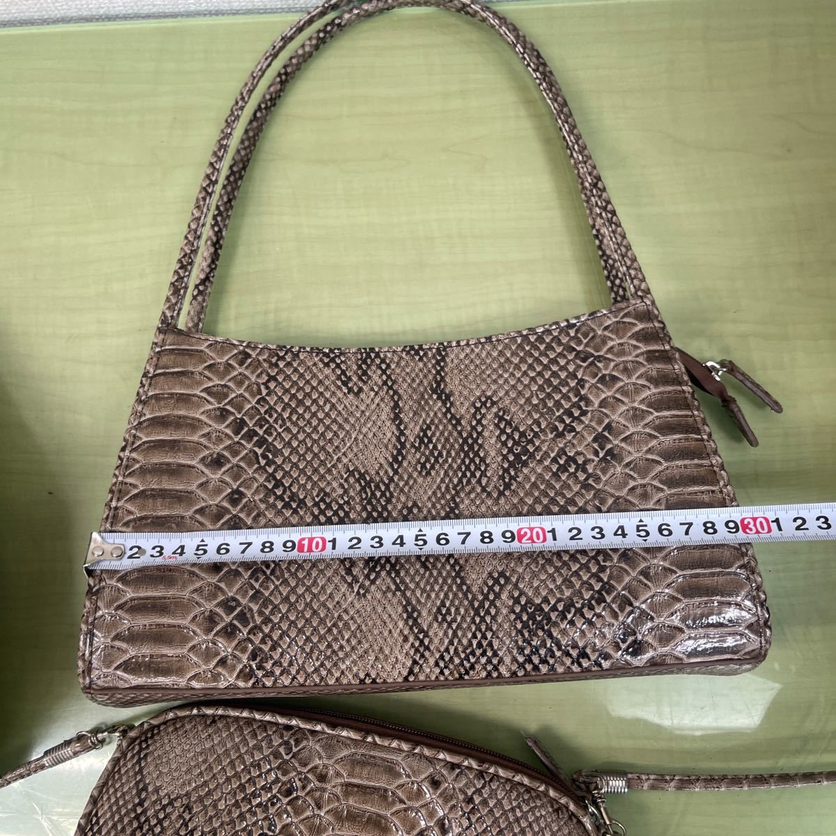 ♪パイソン バッグ まとめ　GENUINE SNAKE SKIN 他ハンドバッグ ショルダーバッグ_画像10