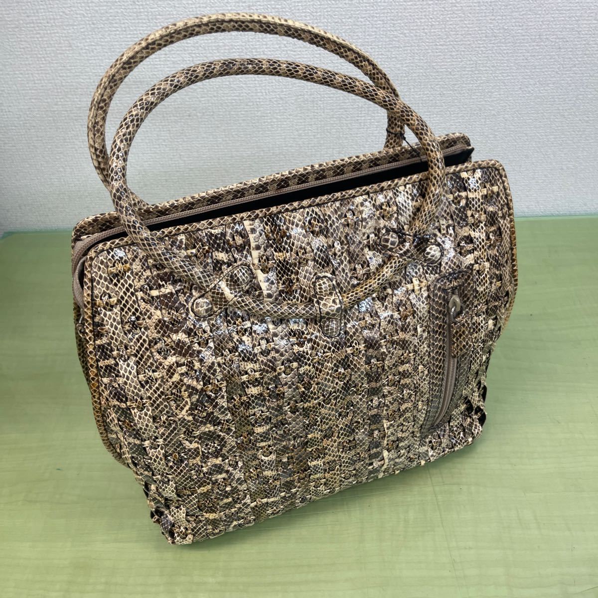 ♪パイソン バッグ まとめ　GENUINE SNAKE SKIN 他ハンドバッグ ショルダーバッグ_画像2