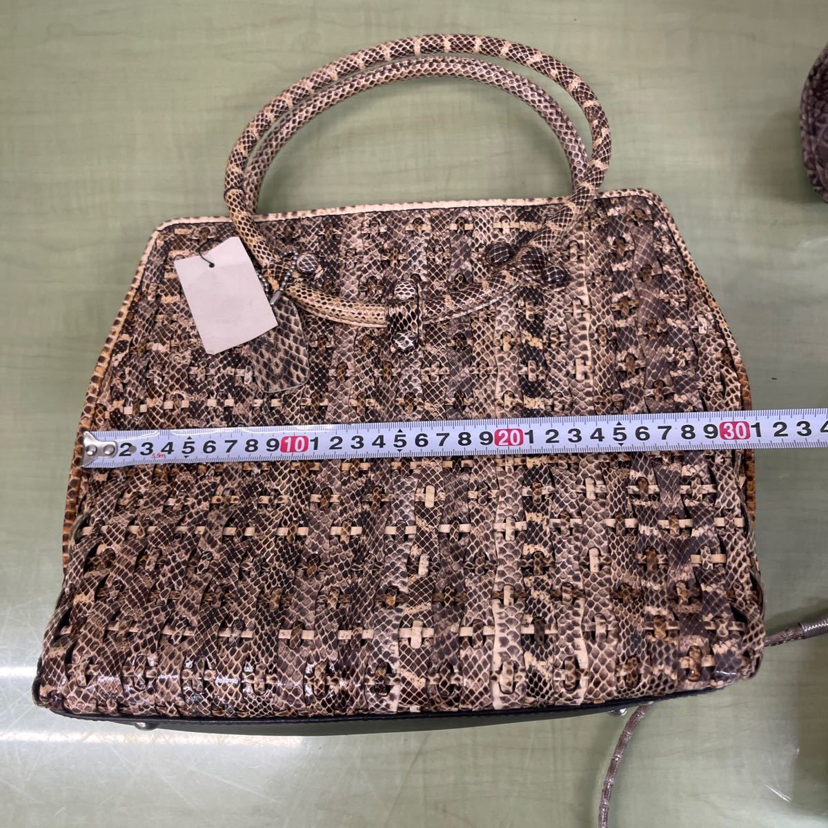 ♪パイソン バッグ まとめ　GENUINE SNAKE SKIN 他ハンドバッグ ショルダーバッグ_画像8