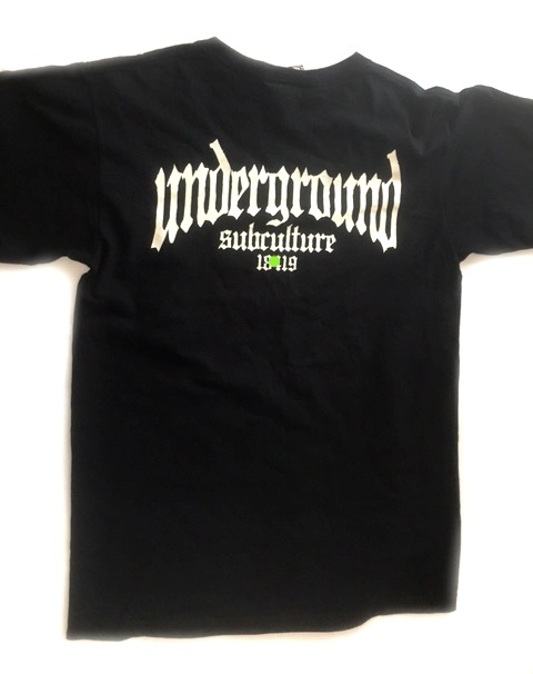 RUDIE'S UNDERGROUND SUBCULTURE 18419 NOW AND FOREVER T-SHIRTS M SIZE サイズ シャツ ルーディーズ rudies _画像2