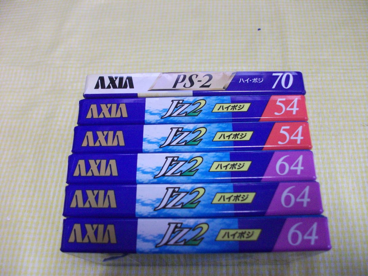 ■未開封■カセットテープ　AXIA J'2 + PS2 ●計6点セット　ハイポジ_画像1