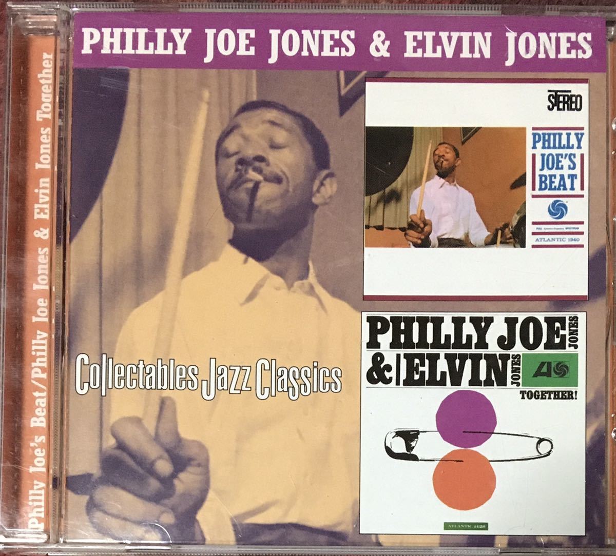 Philly Joe Jones [Philly Joe's Beat / Philly Joe & Elvin Jones Together!] (US-Collectables) 名盤2作品カップリング(1CD)_画像1