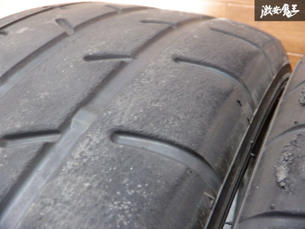 ADVAN アドバン Sタイヤ 205/55R16 94W 2本 2018年製 残量約4ｍｍ サーキット ドリフト ★ 棚1Ａの画像5