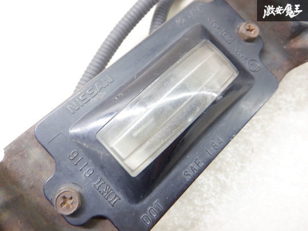日産純正 S13 シルビア リア ナンバー灯 ラインセンス ランプ IKI 6116 棚2Z9の画像3