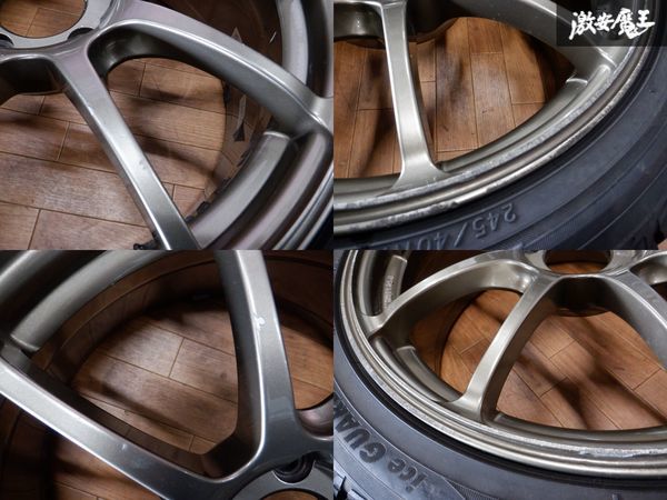 ヨコハマ ADVAN アドバン RZ-F RZ 鍛造 ホイール 18インチ 8.5J +51 PCD114.3 5穴 4本 245/40R18 FD2 シビック タイプR ★ 棚1G22_画像7