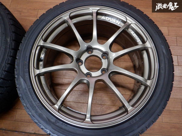 ヨコハマ ADVAN アドバン RZ-F RZ 鍛造 ホイール 18インチ 8.5J +51 PCD114.3 5穴 4本 245/40R18 FD2 シビック タイプR ★ 棚1G22_画像4