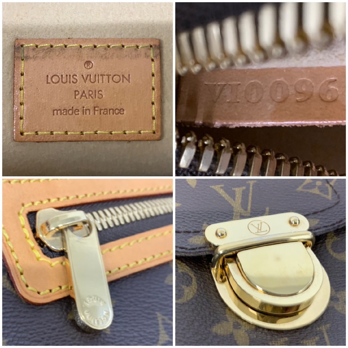 Louis Vuitton ルイヴィトン ハドソンGM モノグラムライン ショルダーバッグ 中古品 RA-01_画像9