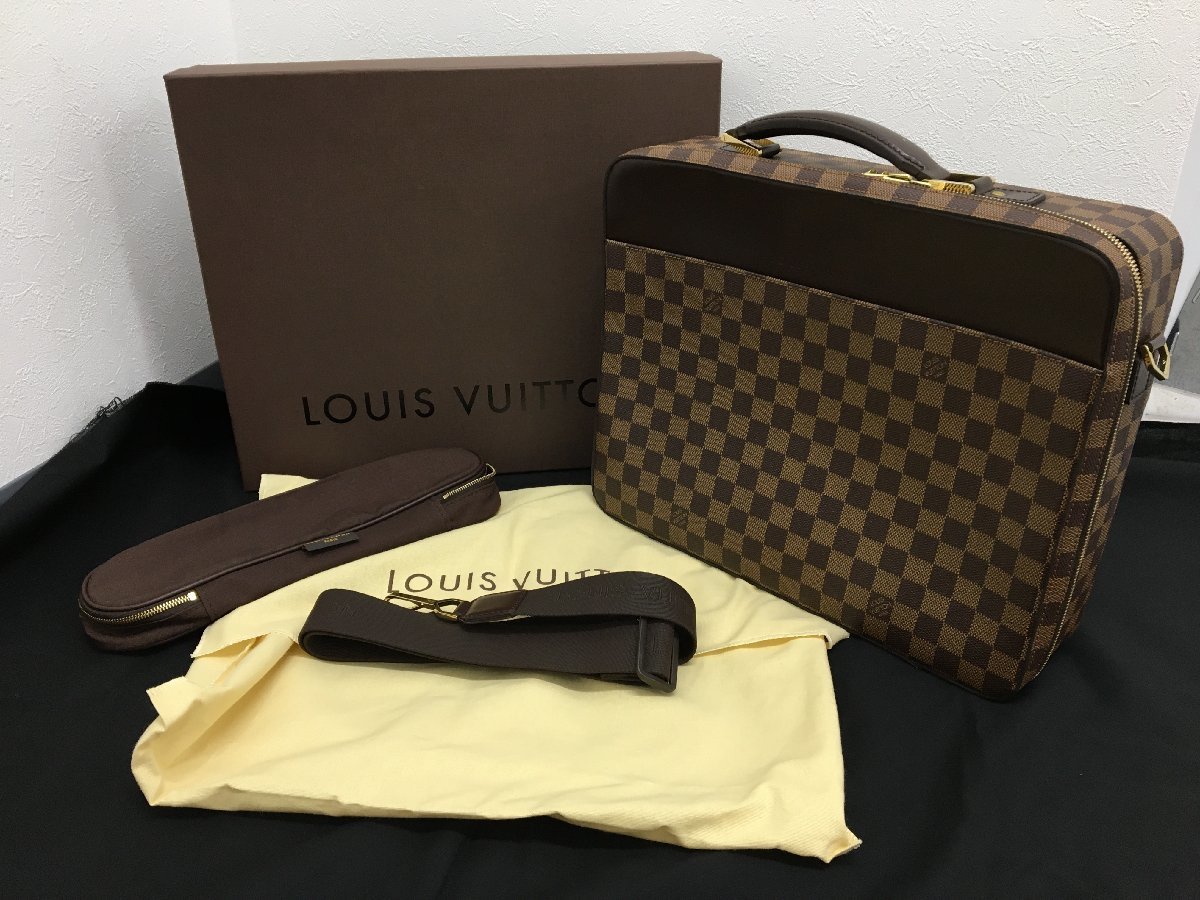 【箱付き】LOUIS VUITTON ルイヴィトン★ダミエ★ポルト オルディナトゥール サバナ★N53355 PCケース★ビジネス★バッグ RA-07_画像1