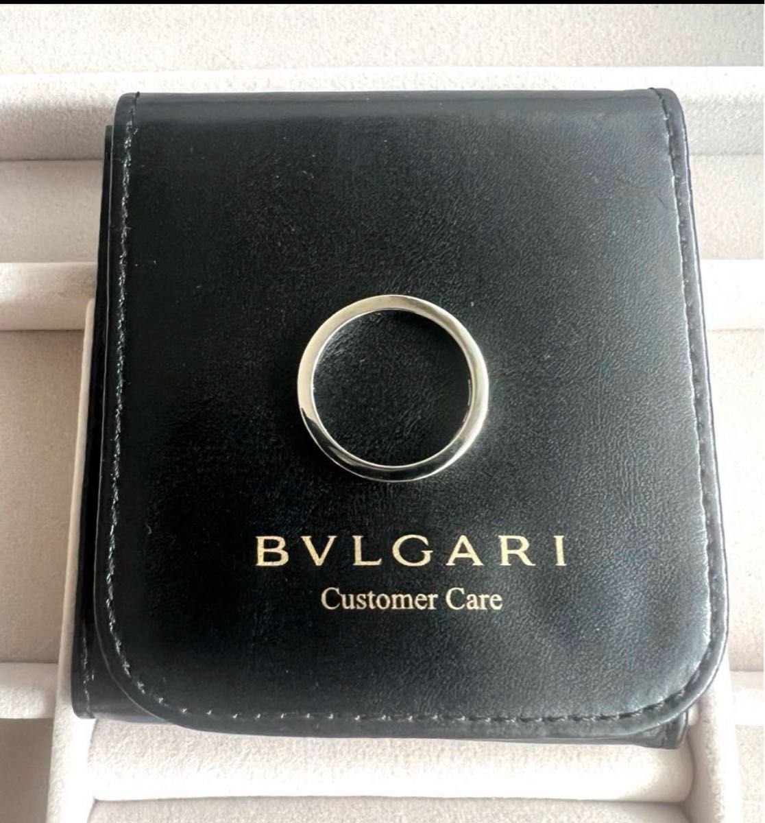 ブルガリ BVLGARI マリーミー ウエディングリング　メンズ　美品 リング 指輪