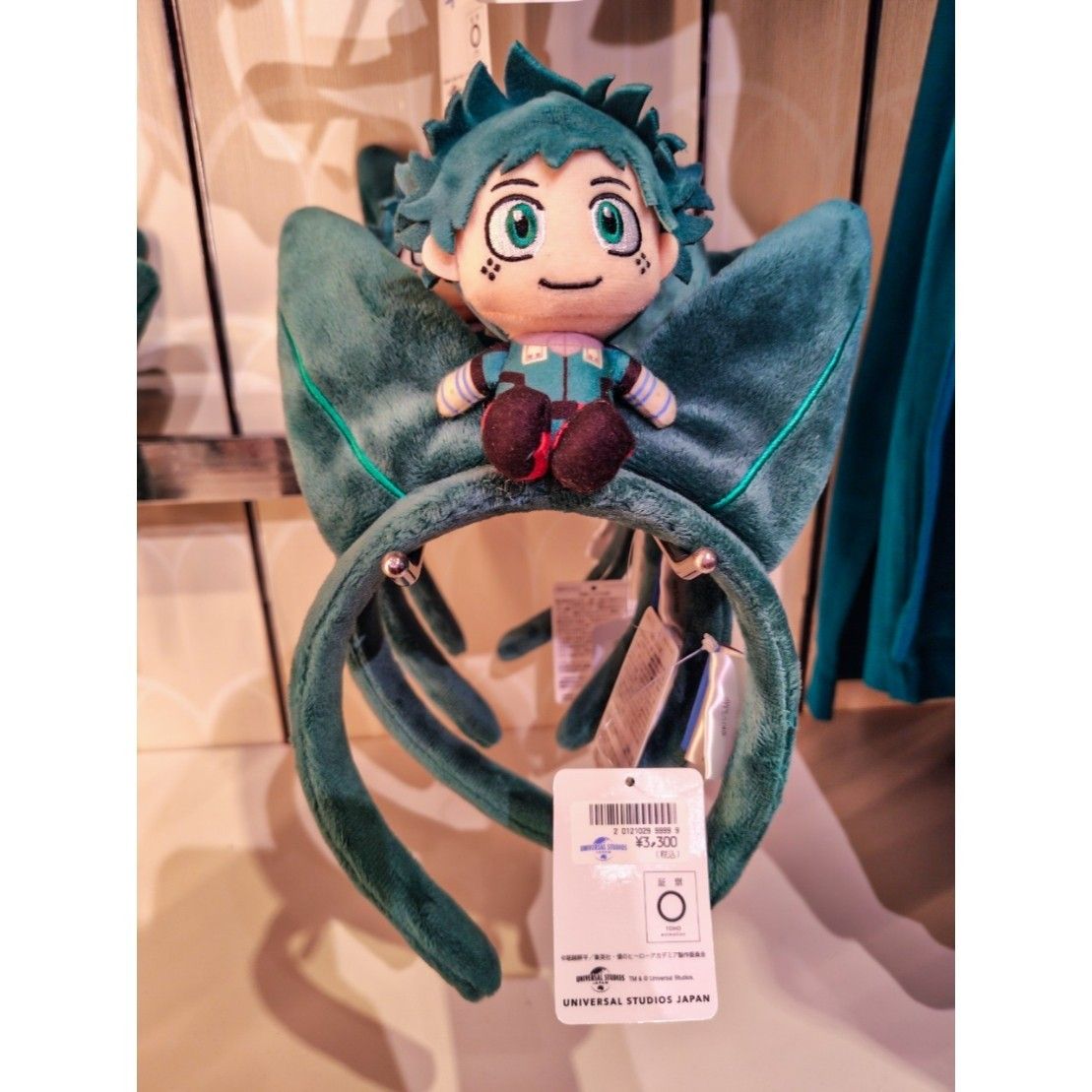 USJ ヒロアカ カチューシャ 緑谷出久 僕のヒーローアカデミアユニバUSJ カチューシャ緑谷出久