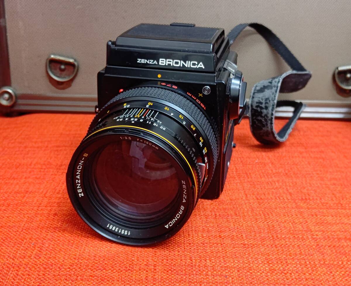 ★大量まとめ★ ZENZA BRONICA SQ-A ゼンザブロニカ 中判カメラ ZENZANON-S 1:3.5 f=150mm その他一式まとめ_画像3