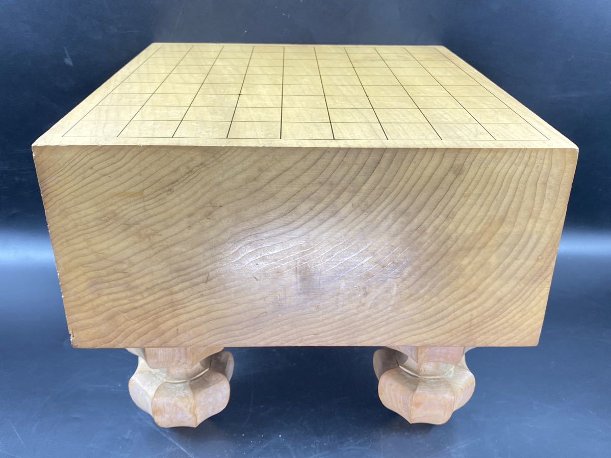 [ luck warehouse ] shogi record . one sheets board tabletop thickness 5 size 14.8cm four pair genuine article natural tree made great popularity wistaria .. futoshi .. hobby height 26.4cm