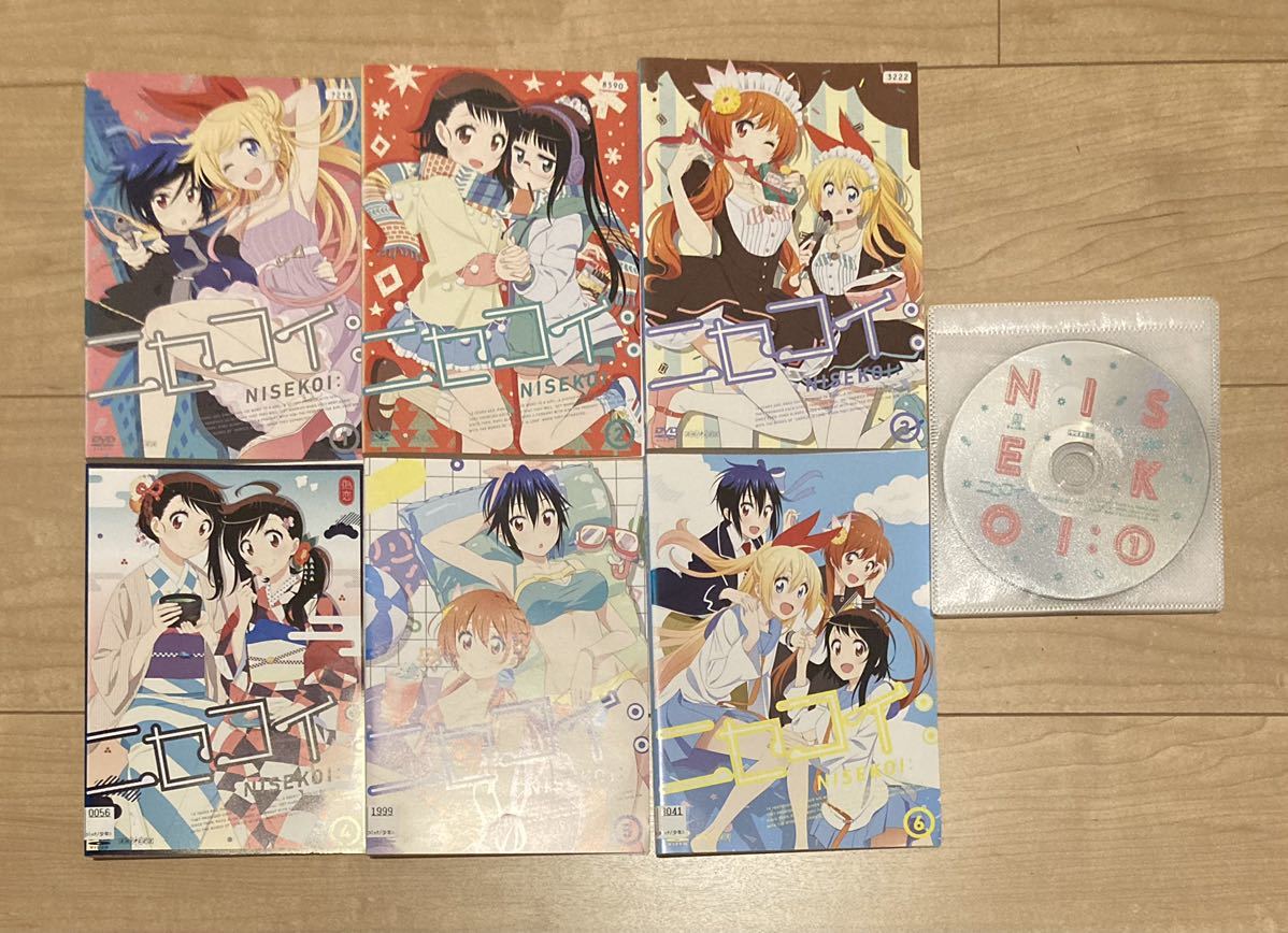 送料無料 アニメ ニセコイ 第二期 DVD 全6巻セット_画像1