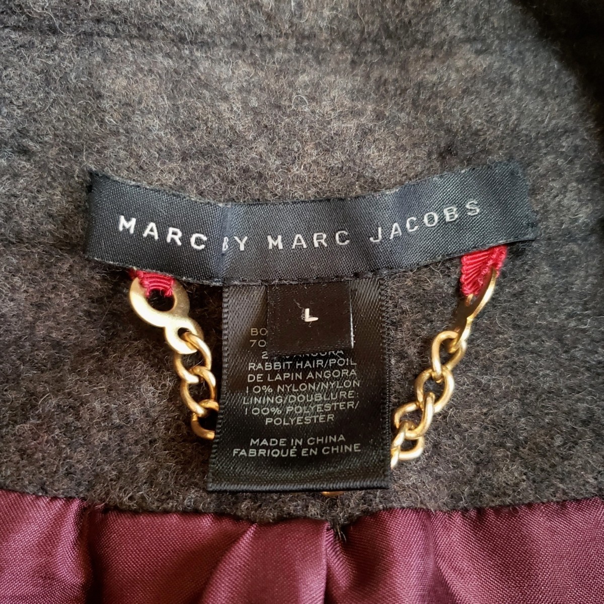 MARC BY MARC JACOBS ゆったり 暖かい チェスター コート｜Yahoo