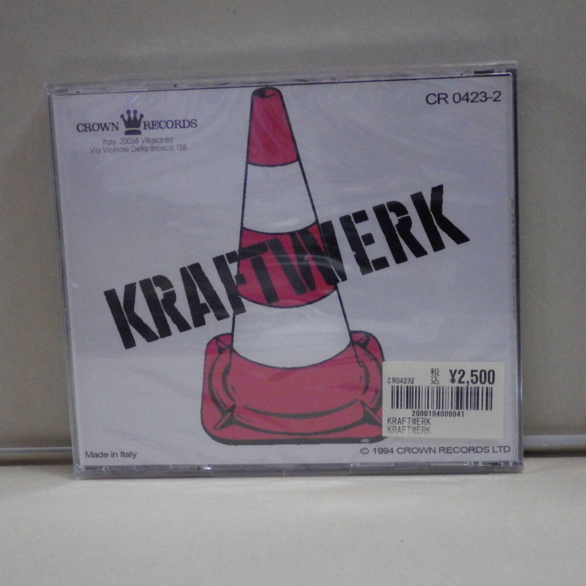 未開封新古品【CD】Kraftwerk S.T. 1　赤 Red クラフトワークCR-0423-2_画像2