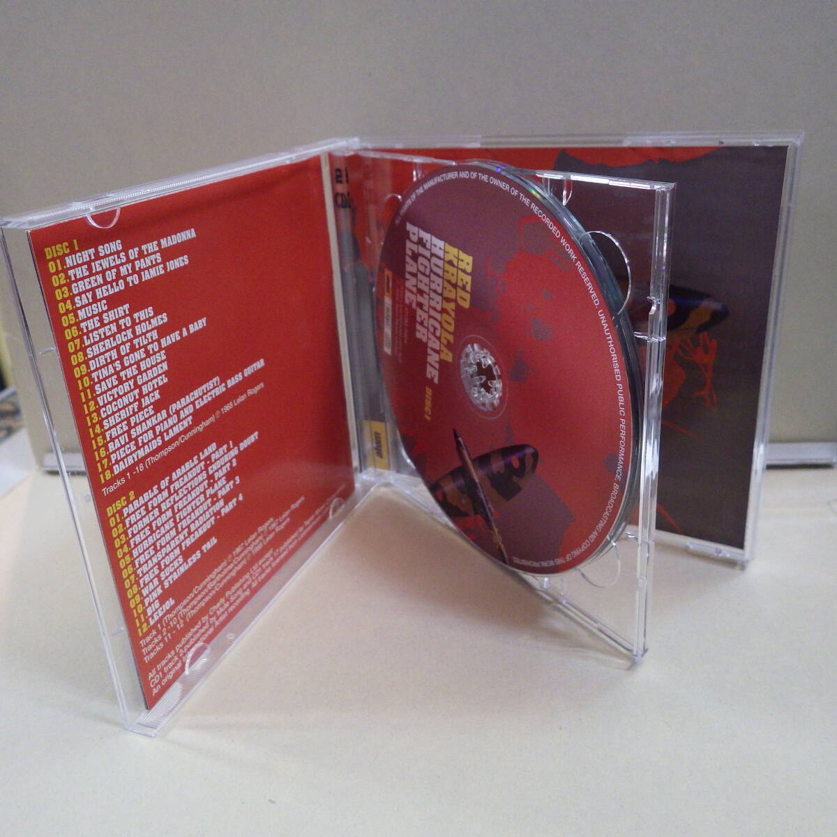 【2CD】Red Krayola Hurricane Fighter Plane　外箱付 レッド・クレイヨラ【中古品】_画像5